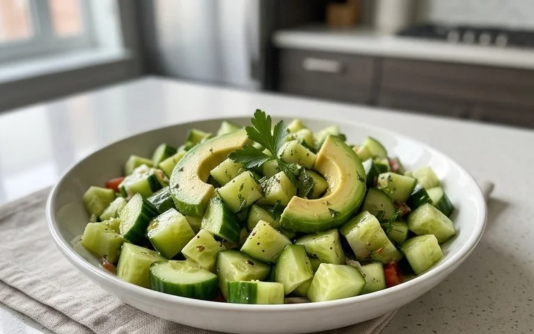 Cucumber Avocado Salad