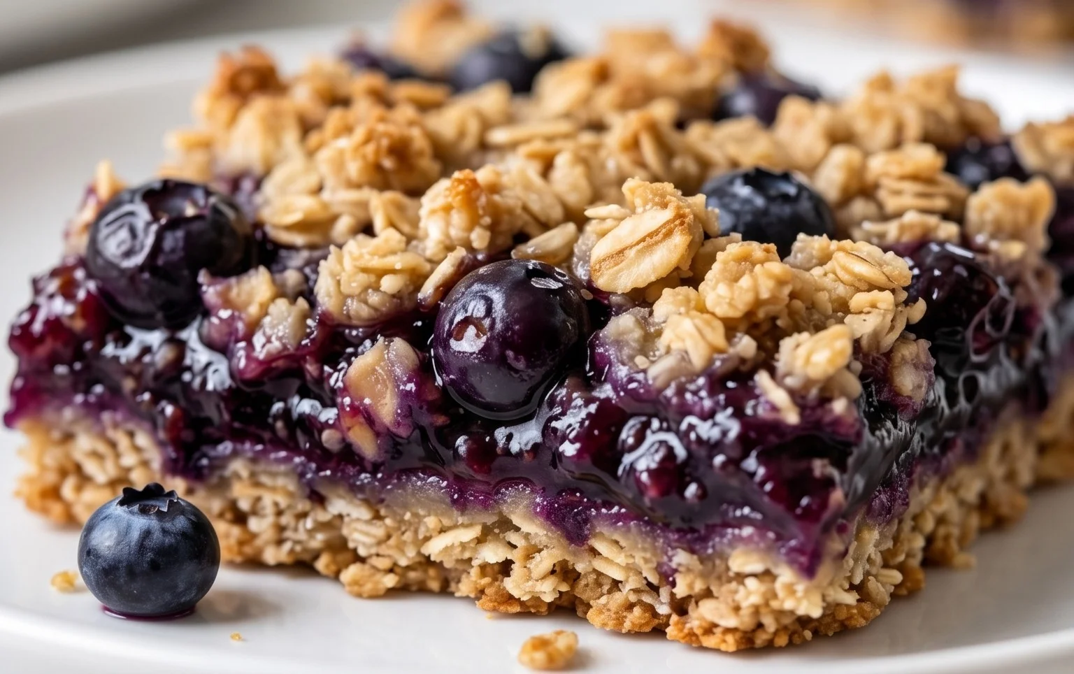 Blueberry Oatmeal Bars