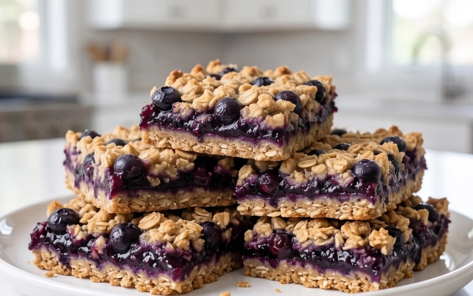 Blueberry Oatmeal Bars