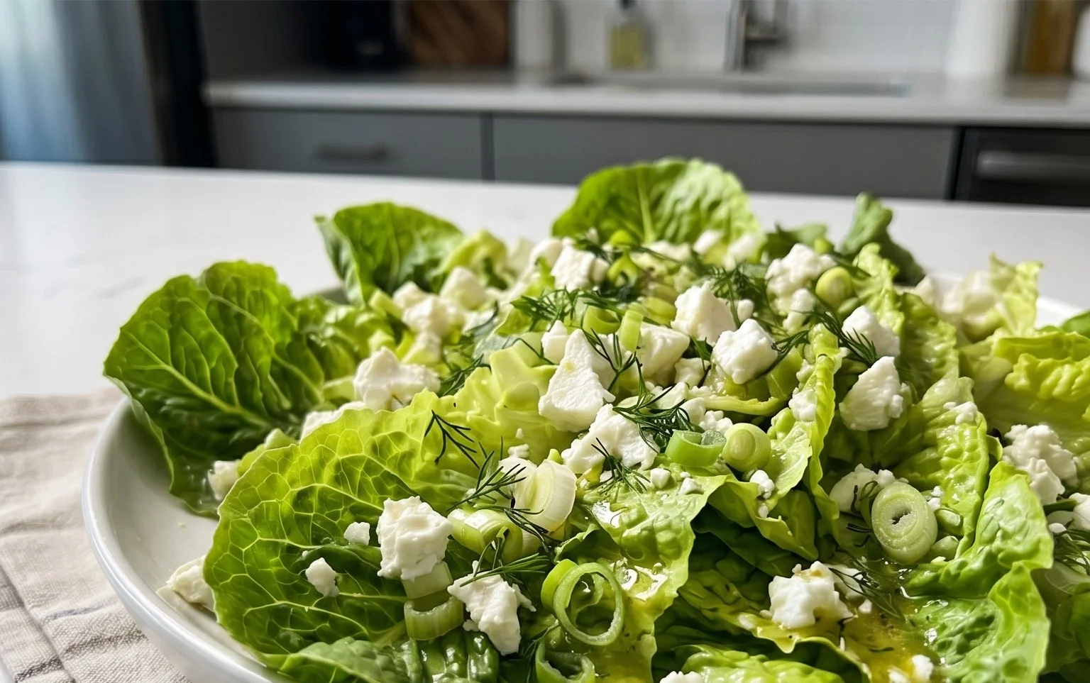 Maroulosalata (Greek Lettuce Salad)