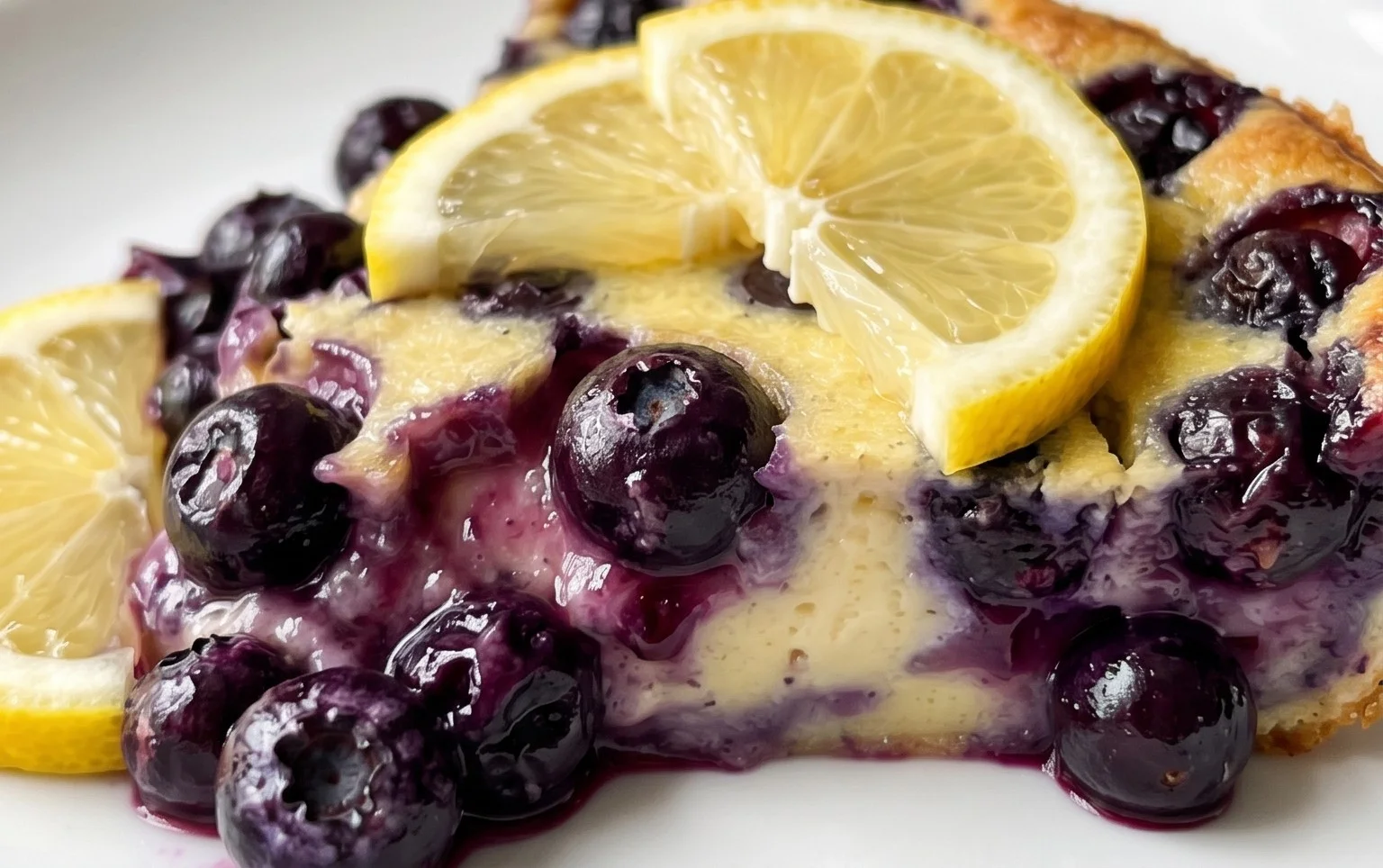 Lemon Blueberry Clafoutis