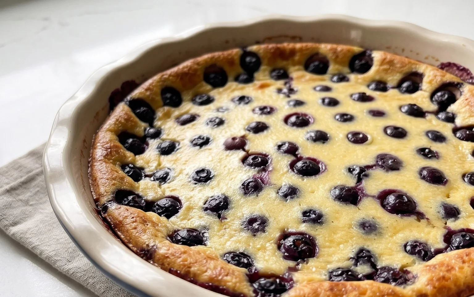 Lemon Blueberry Clafoutis