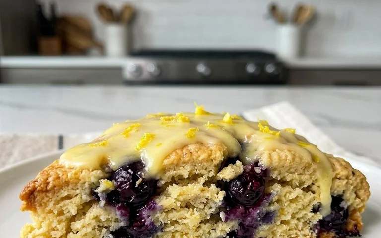 Almond Flour Lemon Blueberry Scones