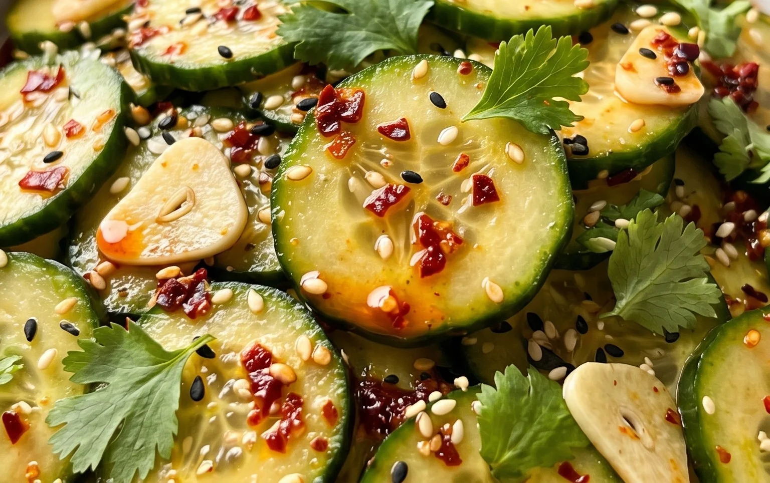 Spicy Asian Cucumber Salad