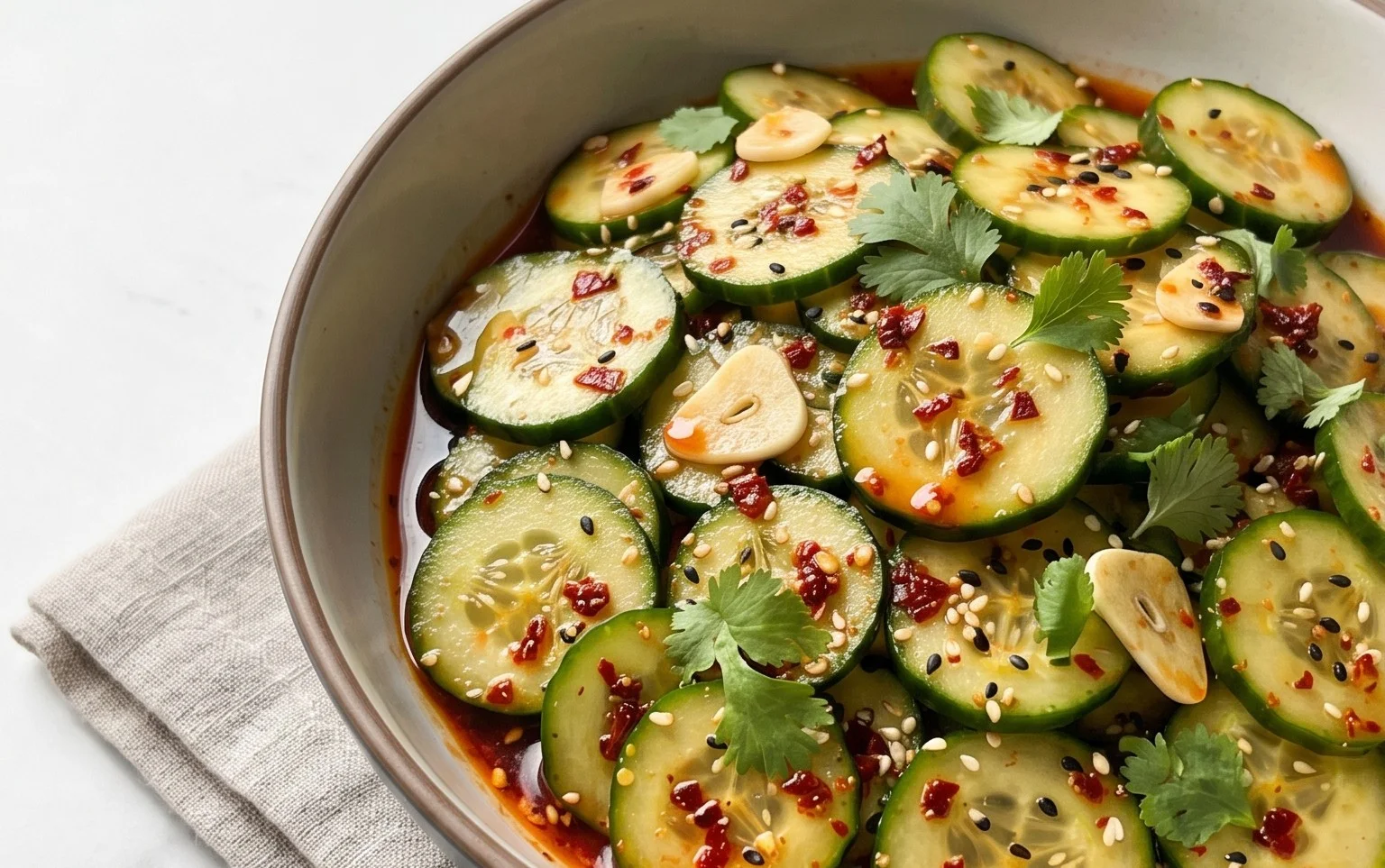 Spicy Asian Cucumber Salad