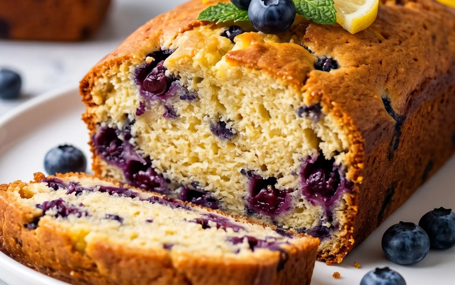 Blueberry and Lemon Loaf