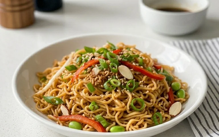 Crunchy Asian Ramen Noodle Salad Recipe