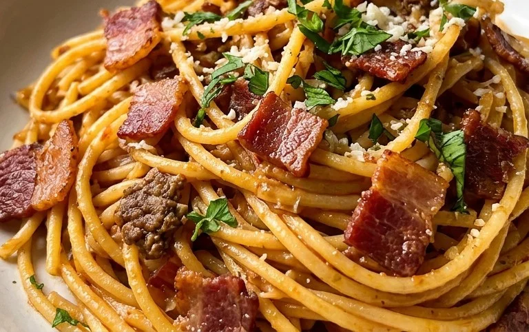 Beef Bacon Pasta