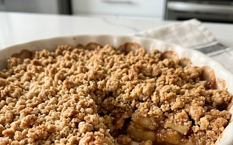 Healthy Breakfast Apple Crum extractble