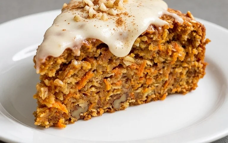 Easy Flourless Oatmeal Carrot Cake Recipe