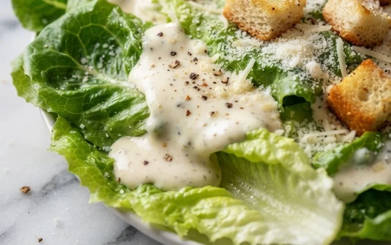 Caesar Salad Dressing (Classic, Creamy & 5 Minutes) 🥗
