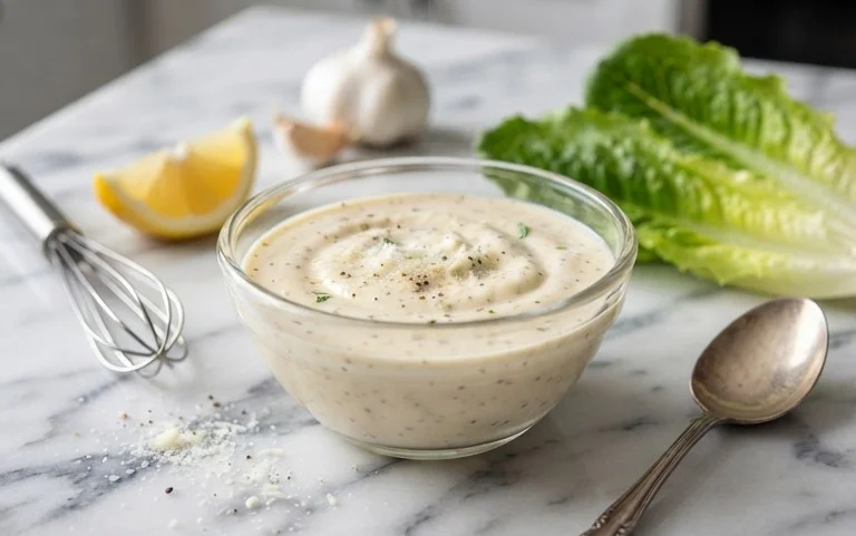 Caesar Salad Dressing (Classic, Creamy & 5 Minutes) 🥗