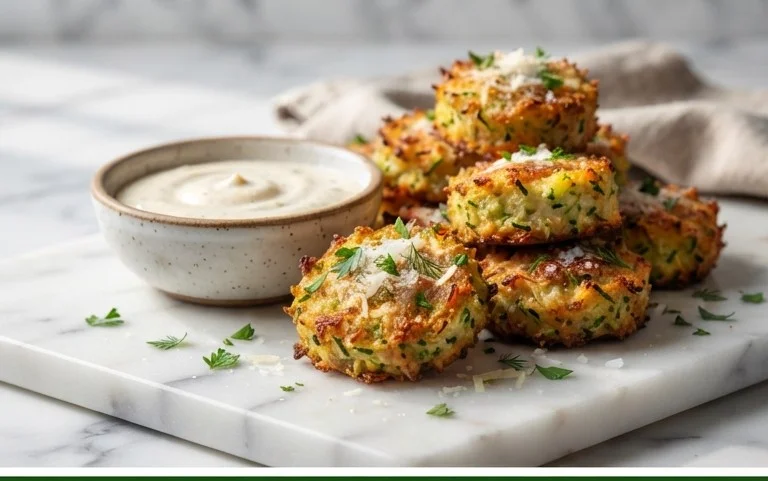 Zucchini Garlic Bites