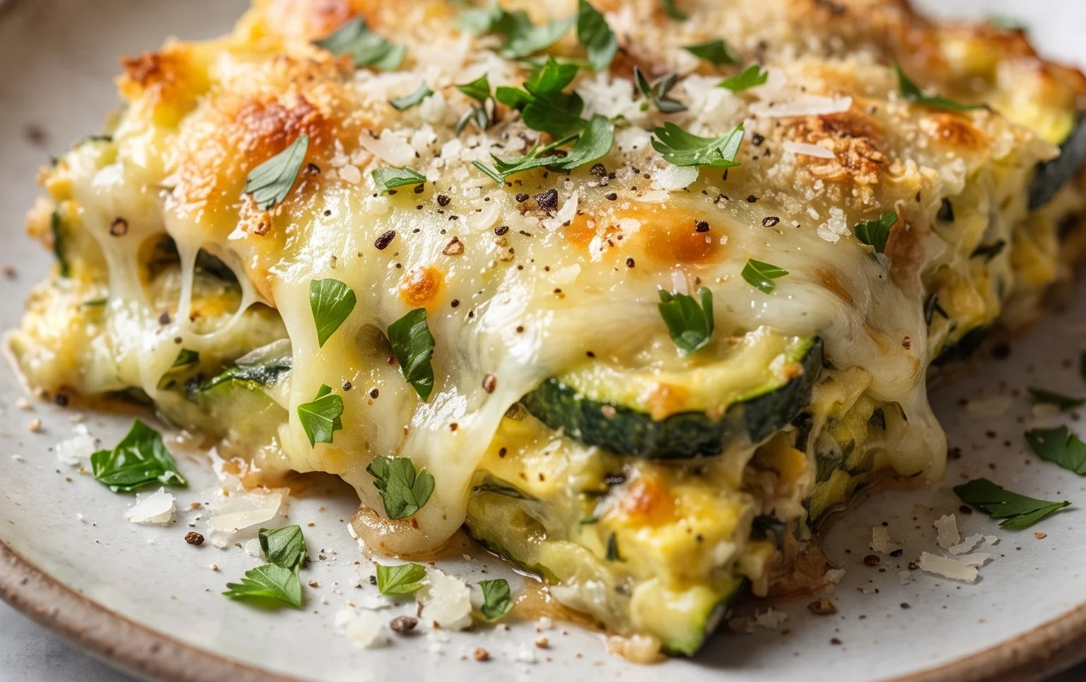 Baked Zucchini and Cheese
