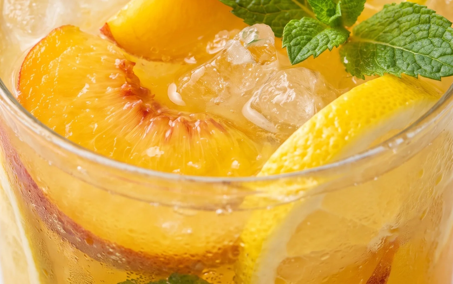 Refreshing Peach Lemonade