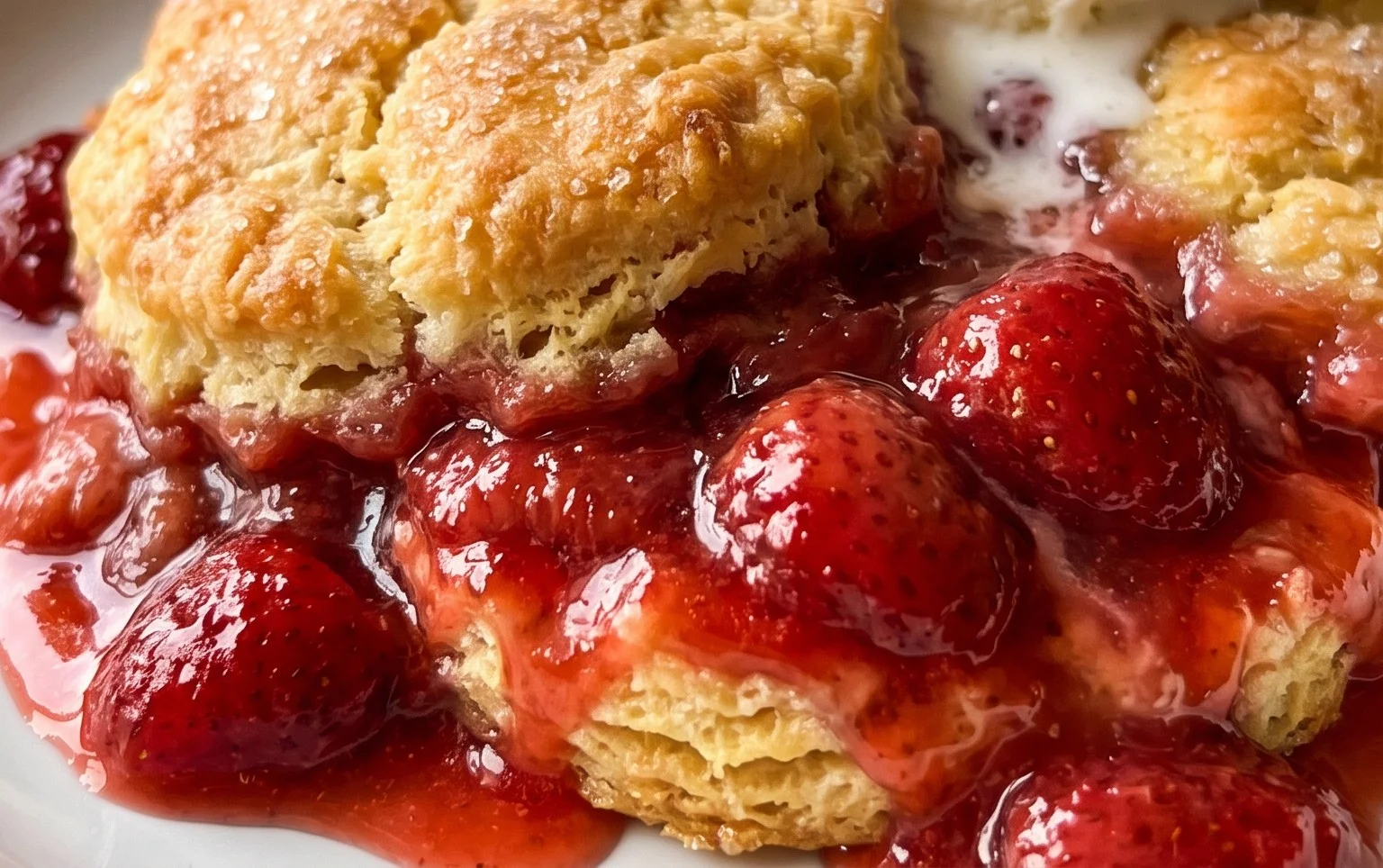 Strawberry Cobbler