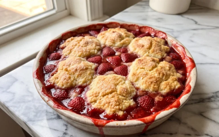 Strawberry Cobbler
