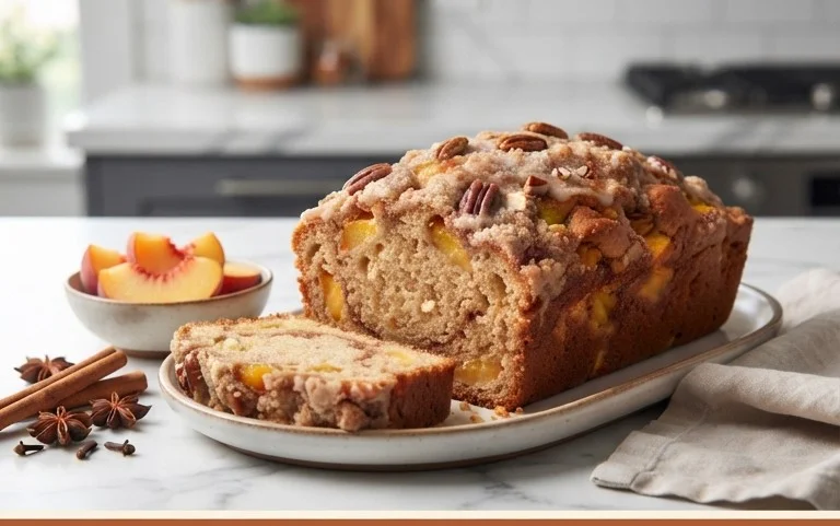 Spiced Peach Bread