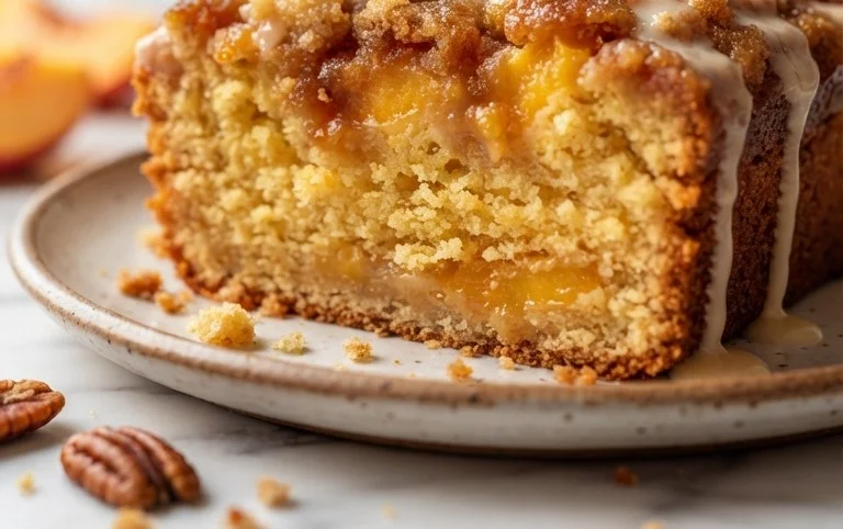 Peach Cobbler Pound Cake