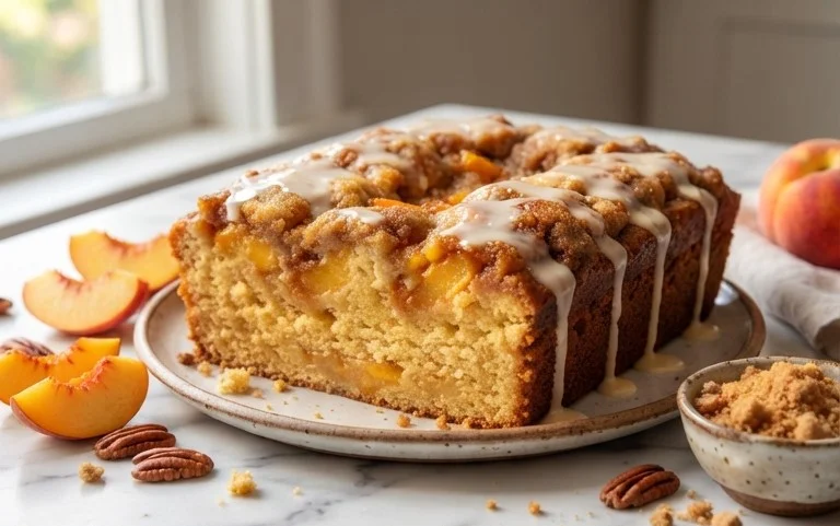 Peach Cobbler Pound Cake