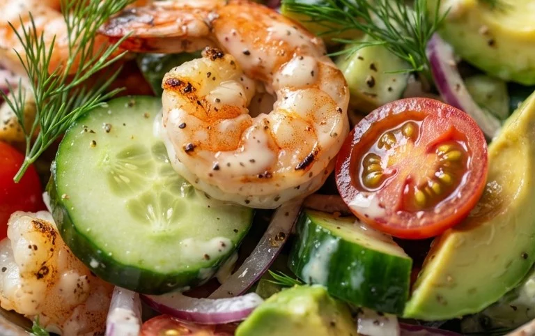 Cucumber Shrimp Salad