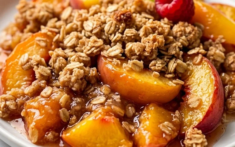 Fresh Peach Crisp Recipe