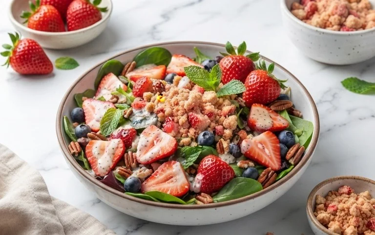 Strawberry Crunch Salad