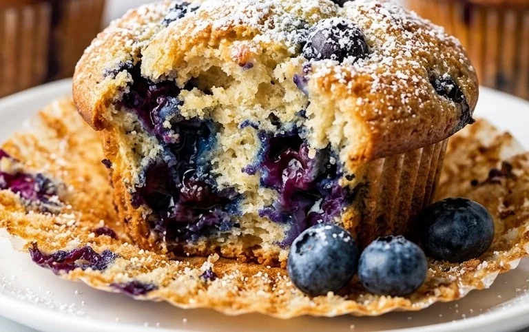 Homemade Blueberry Muffins