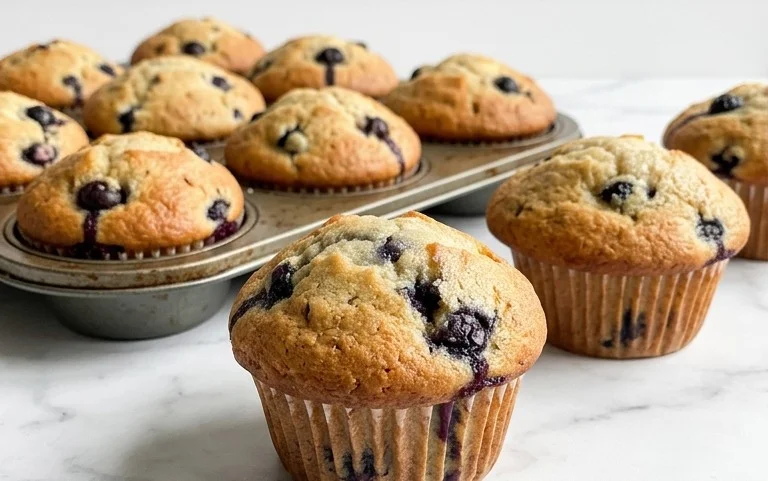 Homemade Blueberry Muffins