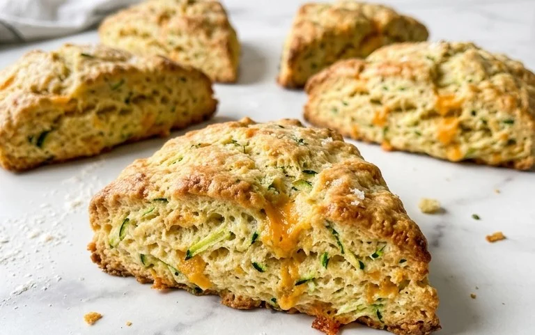 Zucchini Cheddar Scones