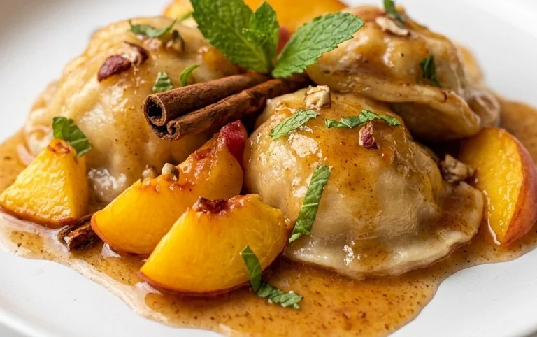Peach Dumplings