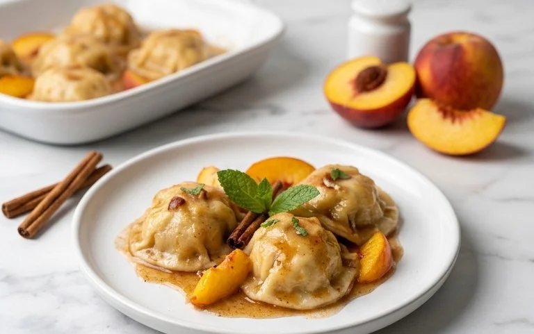 Peach Dumplings