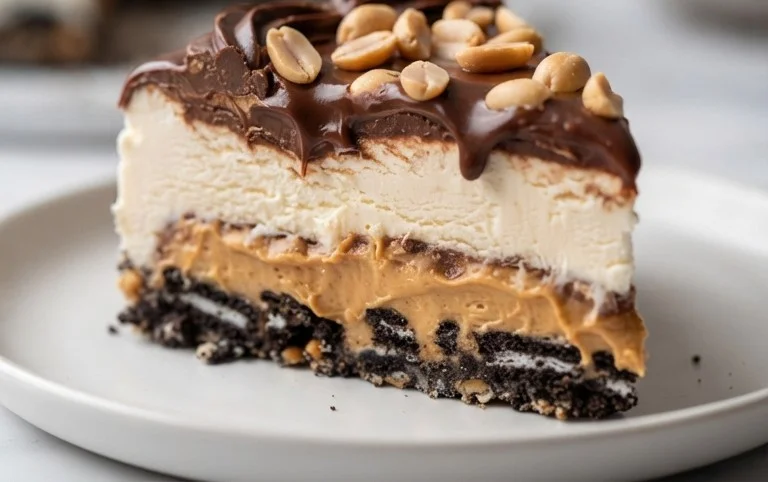 Buster Bar Ice Cream Cake