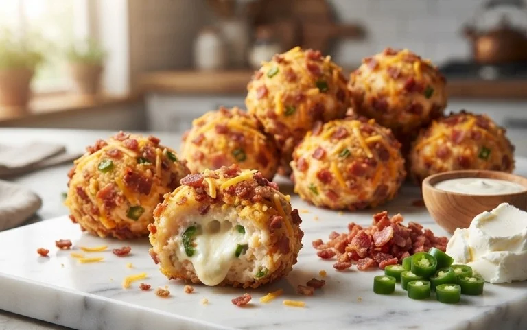 Beef Bacon Jalapeño Popper Cheese Balls