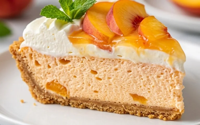 Peach Chiffon Pie