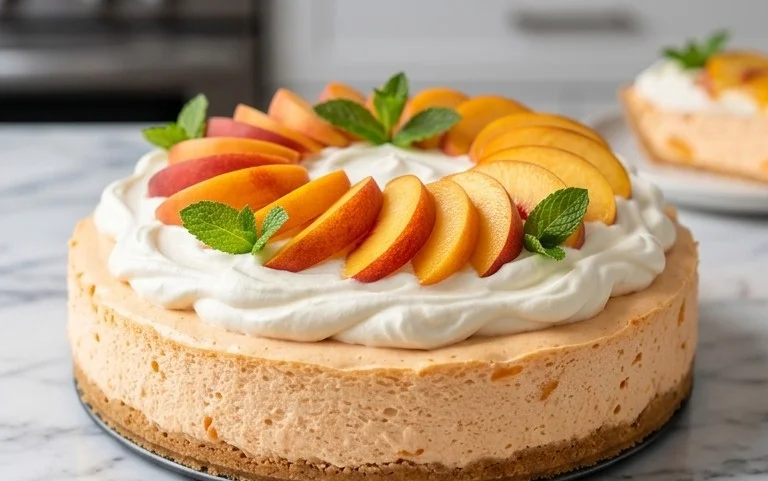 Peach Chiffon Pie