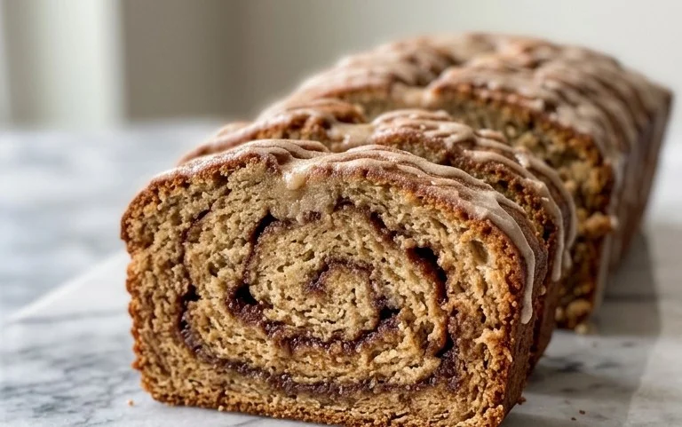 Cinnamon Roll Banana Bread