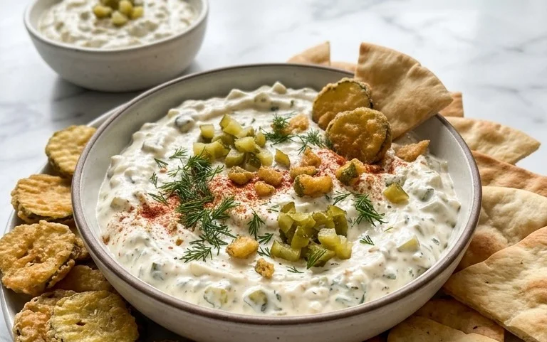 Easy Fried Pickle Dip (Dairy-Free Option)