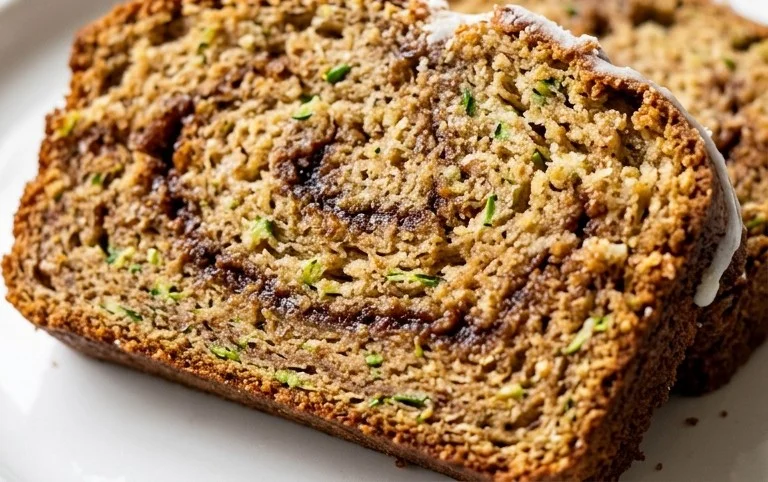 Moist and Delicious Cinnamon Swirl Zucchini Bread