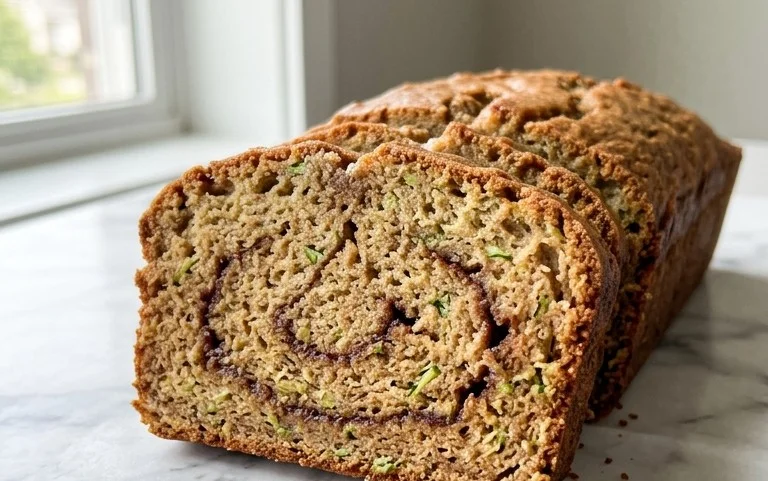 Moist and Delicious Cinnamon Swirl Zucchini Bread