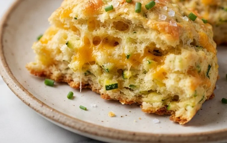 Zucchini Cheddar Biscuits