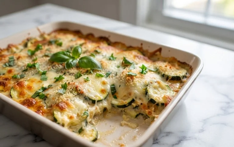 Cheesy Baked Zucchini Casserole